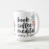 Buchen Sie jeden Single Kaffee Meditat Kaffeetasse (VorderseiteRechts)