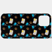 Buchen Sie Kaffee und Donut Cartoon Case-Mate iPhone Hülle (Rückseite (Horizontal))
