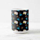 Buchen Sie Kaffee und Donut Cartoon Kaffeetasse (Mittel)