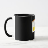 Buchen Sie Kaffee und Donut Cartoon Tasse (Links)