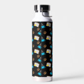 Buchen Sie Kaffee und Donut Cartoon Trinkflasche (Links)
