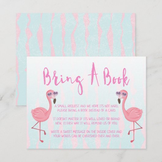 Buchen Sie Kindergeburtstag oder Babydusche Begleitkarte (Vorne/Hinten)