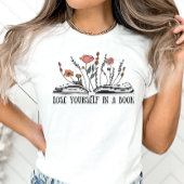 Buchen Sie liebes Shirt, verlieren Sie sich in ein T-Shirt