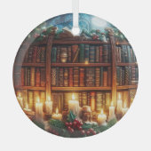 Buchen Sie Liebhaber, Ziergegenstände, personalisi Ornament Aus Glas (Vorderseite)