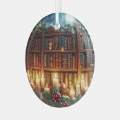 Buchen Sie Liebhaber, Ziergegenstände, personalisi Ornament Aus Glas (Vorderseite links)