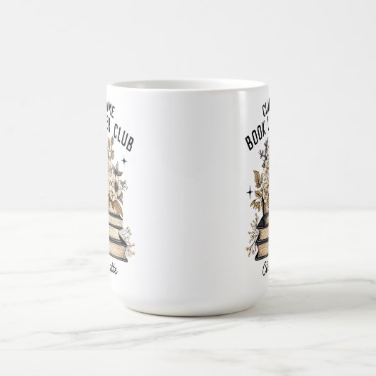 Buchen Sie Lover Club Boho Tasse, Individuelle Nam Kaffeetasse (Mittel)