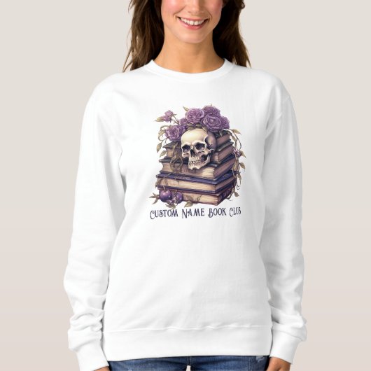 Buchen Sie Lover, Custom Book Club Sweatshirt (Vorderseite)