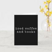 Buchen Sie Lover Icate Coffee Quote Reading Bookwo Karte (Gelbe Blume)
