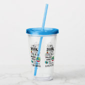 Buchen Sie Lover Insulbler Cup Acryltrinkbecher (Rückseite)