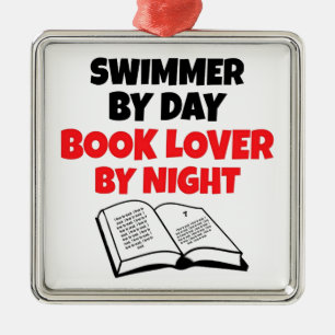 Buchen Sie Lover Swimmer Silbernes Ornament