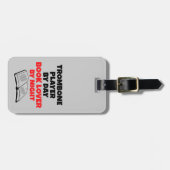 Buchen Sie Lover Trombone Player Gepäckanhänger (Vorderseite horizontal)