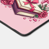 Buchen Sie Lover Valentine Romantic Reading Ästhet Schreibtischunterlage (Ecke)