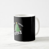 Buchen Sie Lover Weihnachtsbaum Reading Kaffeetasse (VorderseiteRechts)