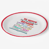 Buchen Sie mehr als 10 Möglichkeiten, um Leser zu  Pappteller (Schrägansicht)