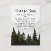 Buchen Sie Misty Forest Baby Dusche Begleitkarte (Vorderseite)