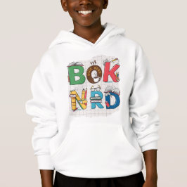 "Buchen Sie Nerd - Playful and Creative Reading En Hoodie