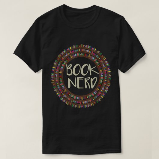 Buchen Sie Nerd T Shirt - Comic Buchen Sie Lover T (Design vorne)