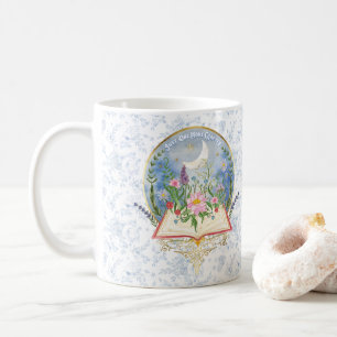 Buchen Sie noch ein Kapitel Wasserfarbenflora Kaffeetasse