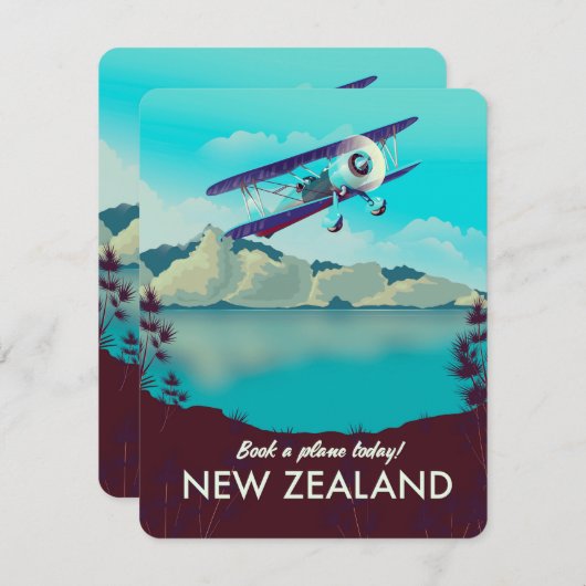 Buchen Sie noch heute ein Flugzeug! Neuseeland (Vorne/Hinten)