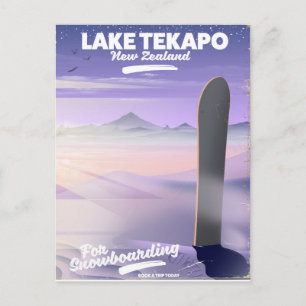 buchen Sie noch heute einen Ausflug zum See Tekapo Postkarte