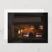 Buchen Sie nook diorama - kleines Café Postkarte (Vorne/Hinten)