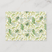 Buchen Sie Safari Animals Baby Showcard Platzkarte (Rückseite)