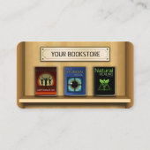 Buchen Sie Shelter Buchhandlung Buchspeicher Visit Visitenkarte (Vorderseite)