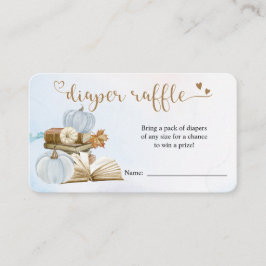 Buchen Sie Theme Blue Baby Shower Diaper Raffekart Begleitkarte