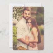Buchen Sie unser Date Green Vintag Book Cover Wedd Save The Date (Rückseite)