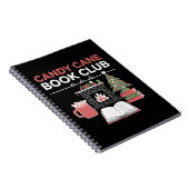 Buchen Sie Weihnachts Candy Cane Book Club Buchen Notizblock (Rechte Seite)