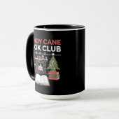 Buchen Sie Weihnachts Candy Cane Book Club Buchen Tasse (Vorderseite Links)