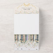 Buchen Sie Wildblume ein neues Kapitel Babydusche All In One Einladung (Außenbereich)