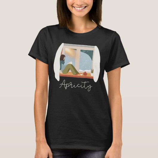 Buchen Sie Worm Apricity T-Shirt Gemütlich Winterl (Vorderseite)