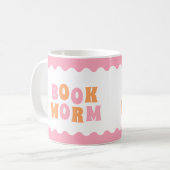 Buchen Sie Worm Book Lover Coffee Tasse (Vorderseite Links)