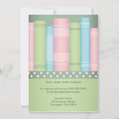 Buchen - Storybook - Kinderdusche Einladungen (Rückseite)