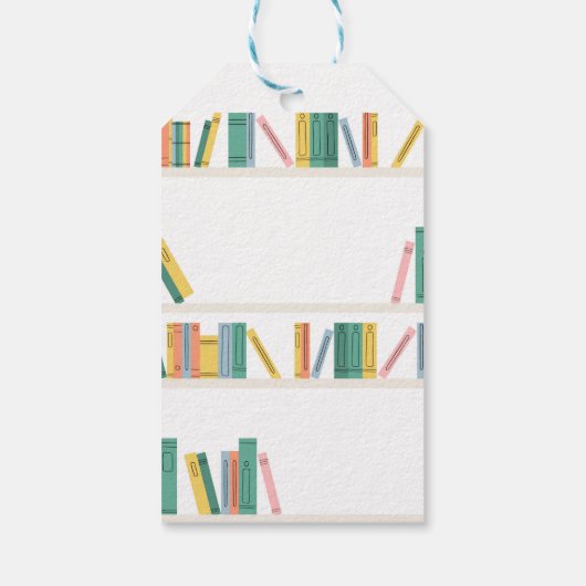 Buchen Theme Storybook Kinderdusche Geschenkanhänger (Rückseite)