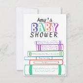 Buchen Themed Baby Shower Einladung (Vorderseite)