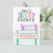 Buchen Themed Baby Shower Einladung (Stehend Vorderseite)