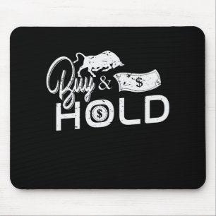 Buchen und halten Bullenmarkt Mousepad