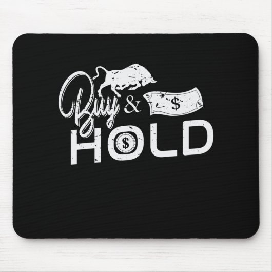 Buchen und halten Bullenmarkt Mousepad (Vorne)
