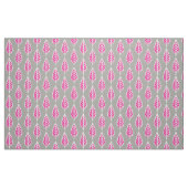 Buchenblattmuster - Fuchsienrosa und -silber Stoff (Fat Quarter (45,7 x 55,9 cm))