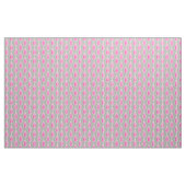 Buchenblattmuster - Fuchsienrosa und -silber Stoff (Yard (91,4 cm))