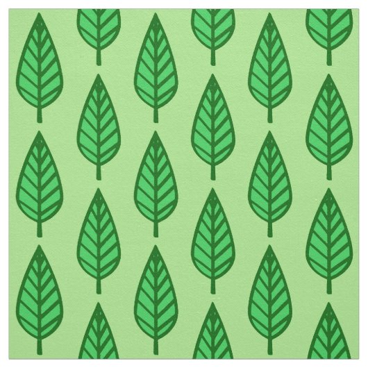 Buchenblattmuster - grüne Farbtöne Stoff (Muster)