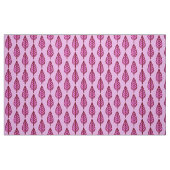 Buchenblattmuster - Rosa und Bordeaux Stoff (Fat Quarter (45,7 x 55,9 cm))