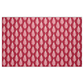 Buchenblattmuster - rubinrot und creme stoff (Fat Quarter (45,7 x 55,9 cm))