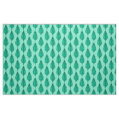 Buchenblattmuster - Türkis und Aqua Stoff (Fat Quarter (45,7 x 55,9 cm))
