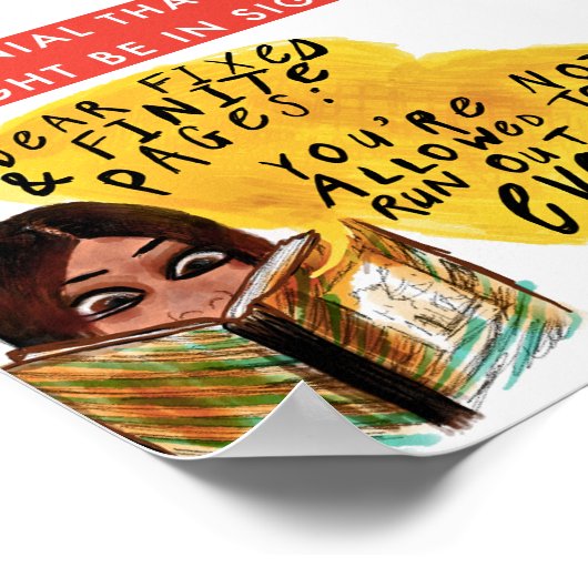 Buchende Poster (Ecke)