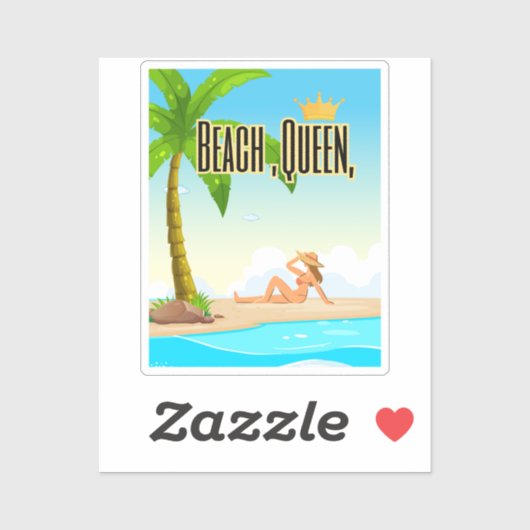 Buchenkönigin Aufkleber (Blatt)