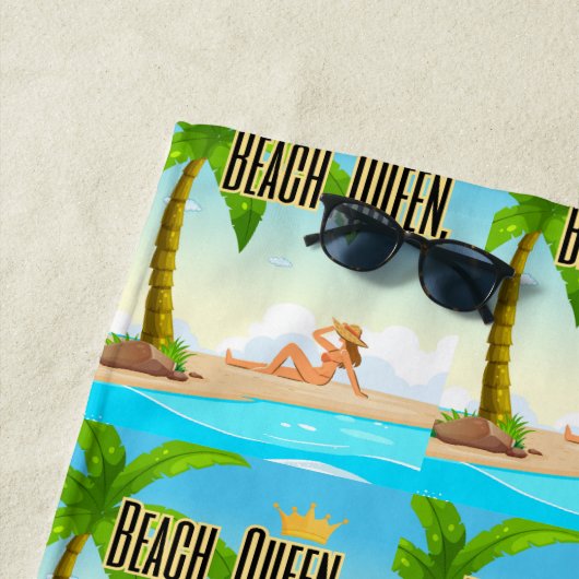 Buchenkönigin Strandtuch (Beispiel)