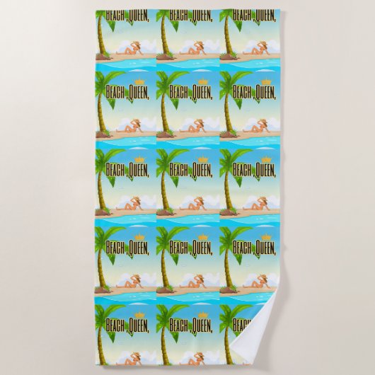 Buchenkönigin Strandtuch (Vorderseite)